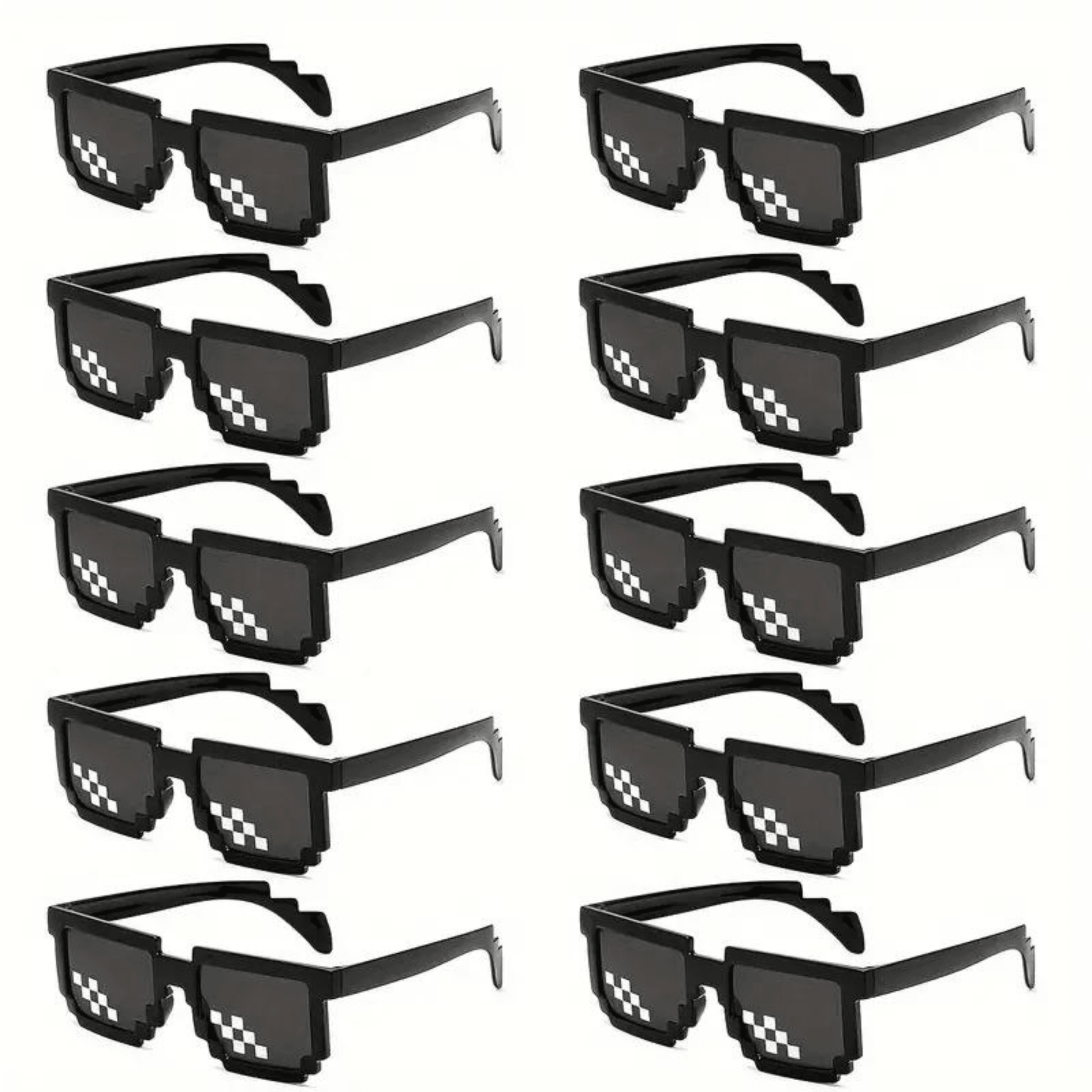 2D Pixel Brille Set - FestivalStuff