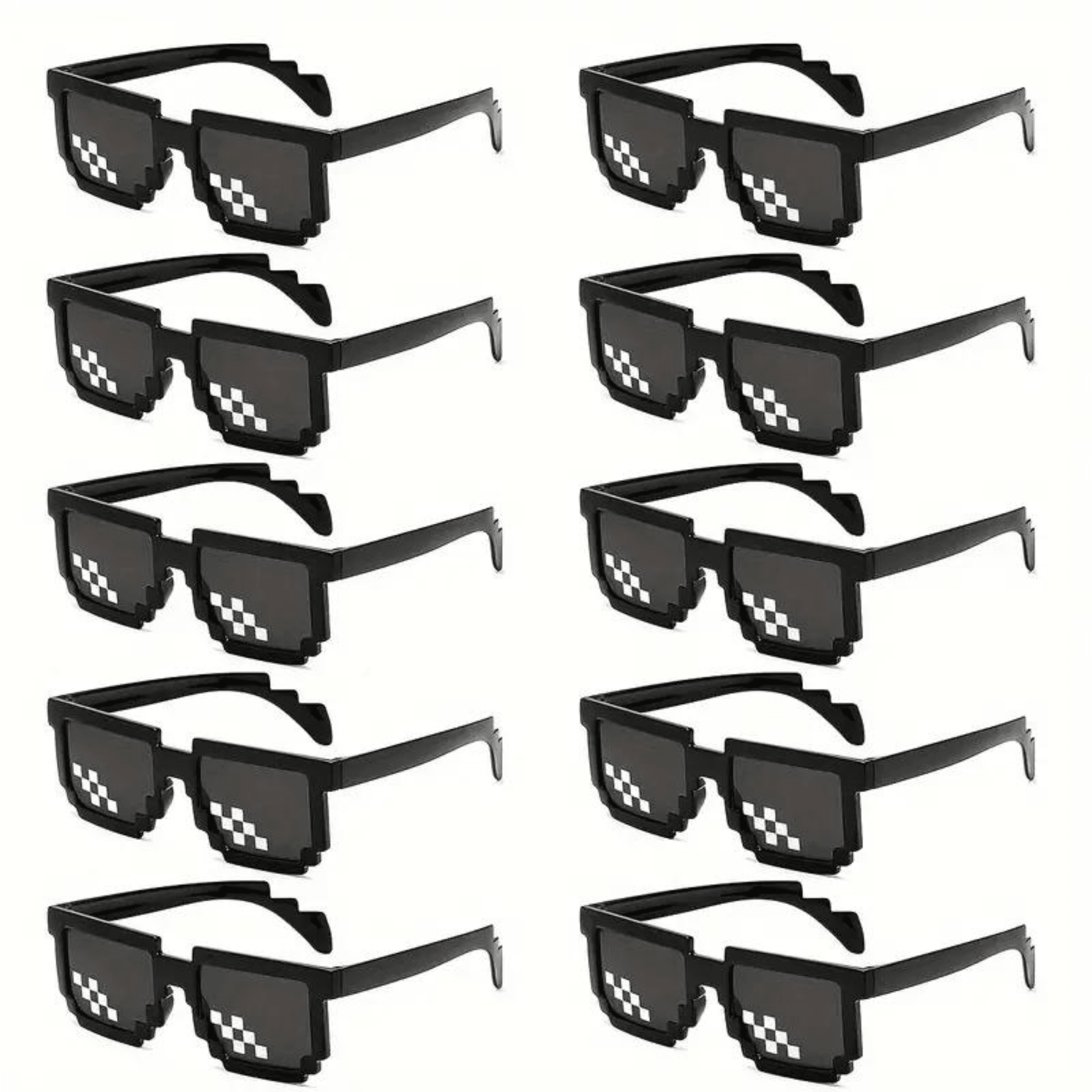2D Pixel Brille Set - FestivalStuff