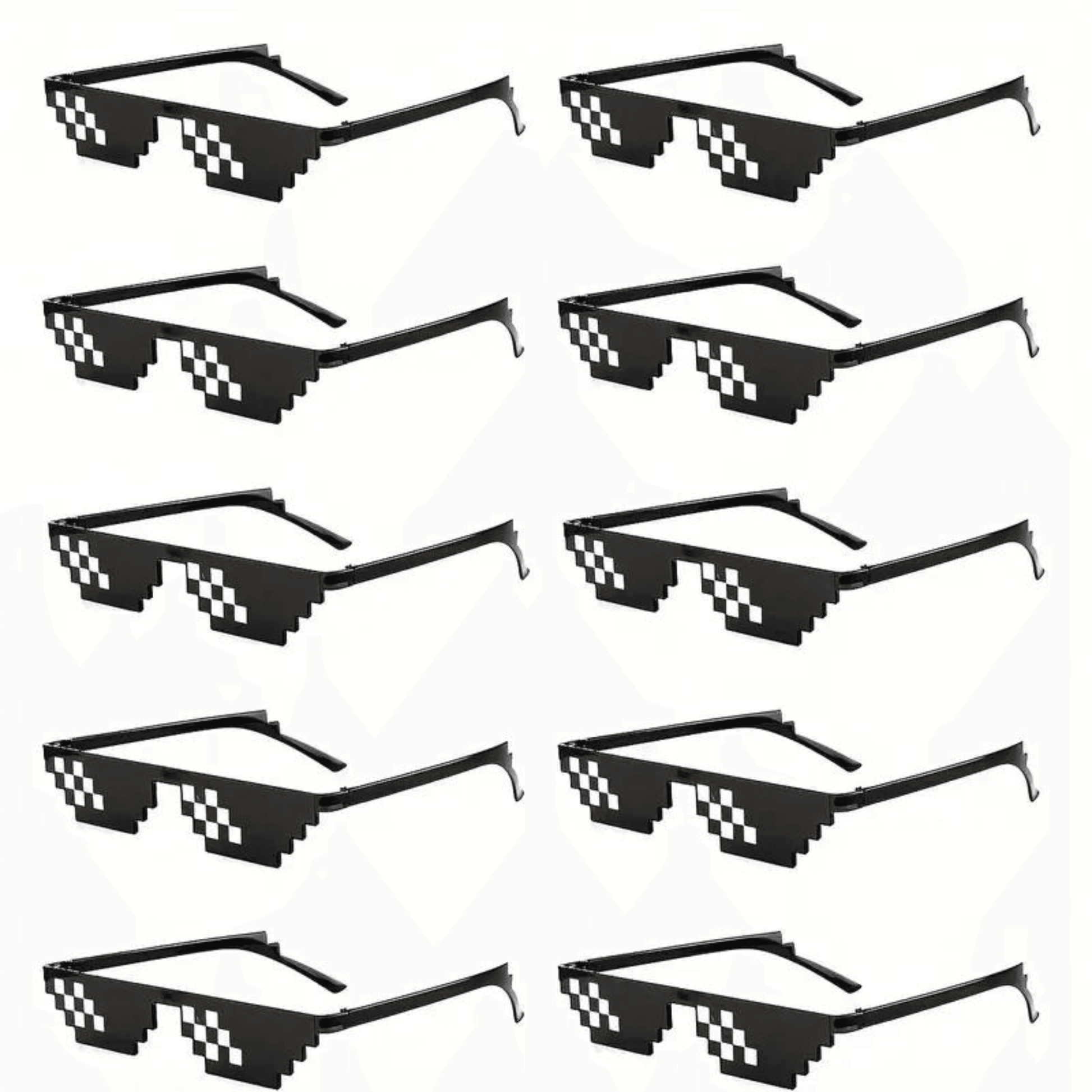 2D Pixel Brille Set - FestivalStuff