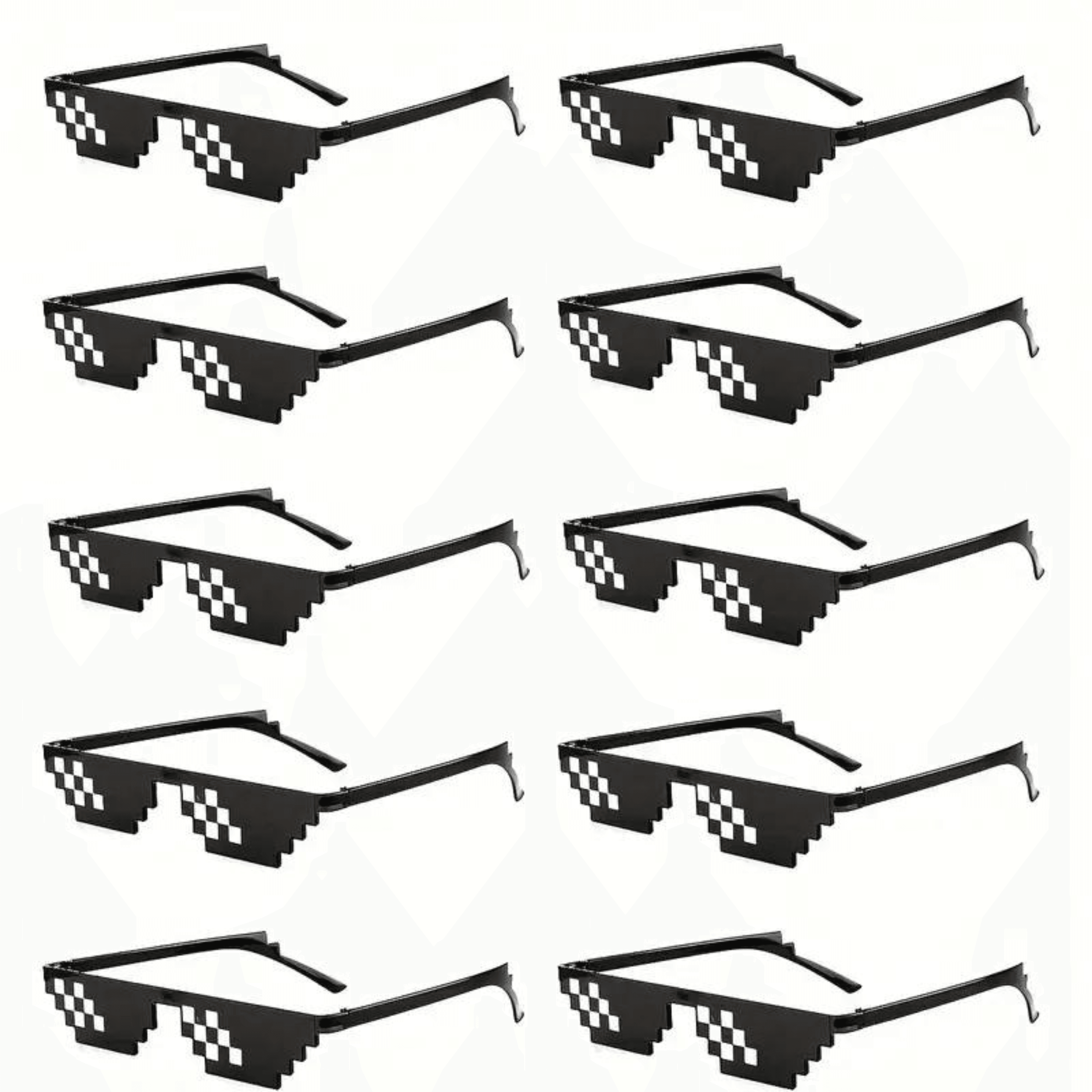 2D Pixel Brille Set - FestivalStuff