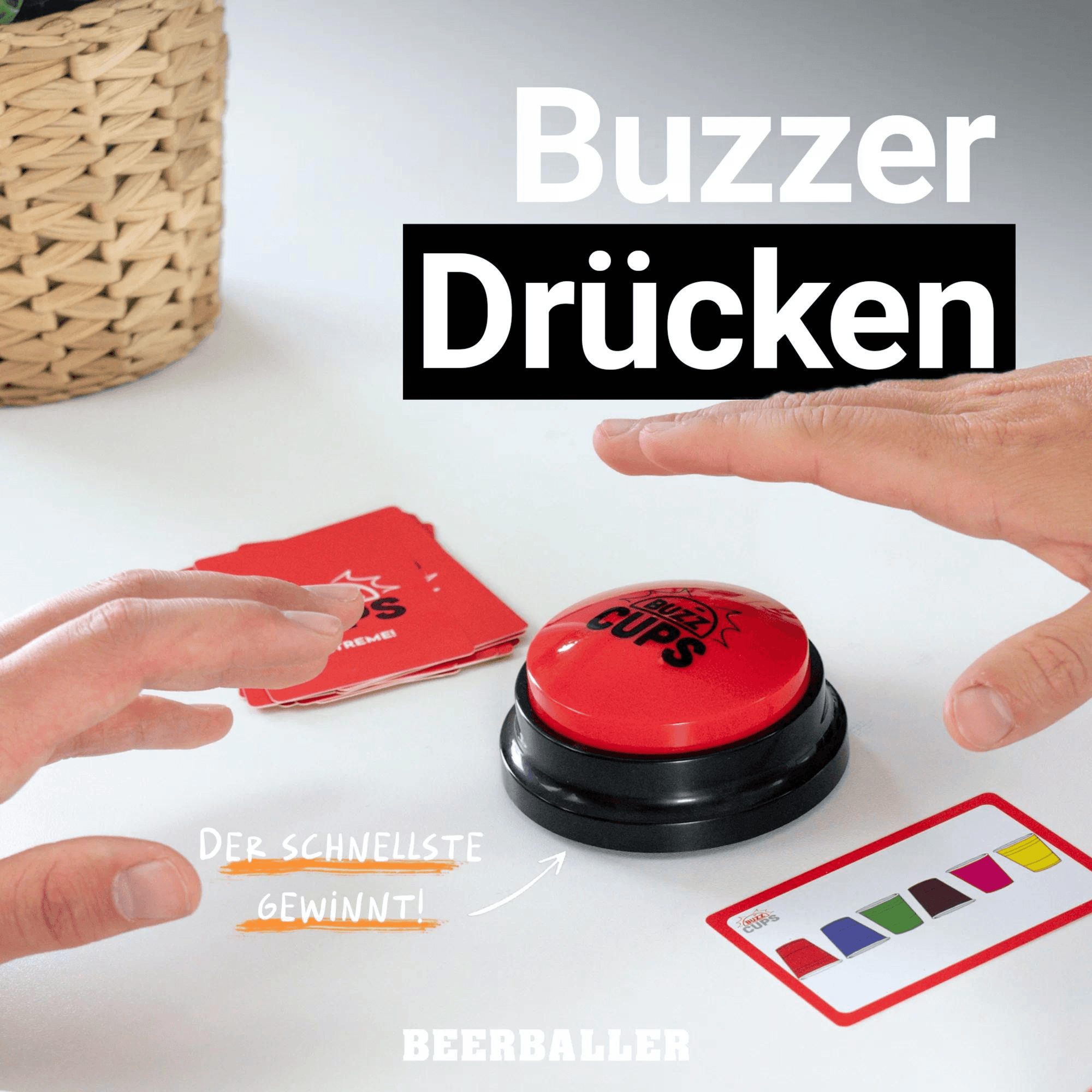 Buzz Cups Partyspiel - FestivalStuff