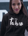 Calligraphic Techno Premium Hoodie (schwarz) - FestivalStuff