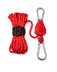 4m Zeltspannleine Rot mit Ratsche