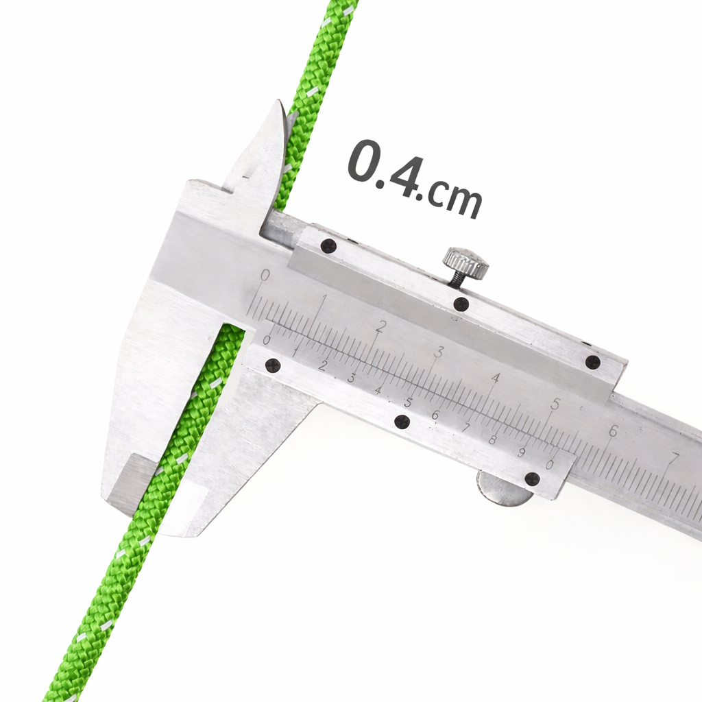 4m Zeltspannleine Grün mit Ratsche