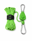 4m Zeltspannleine Grün mit Ratsche