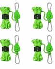 4m Zeltspannleine Grün mit Ratsche