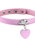 Choker Halsband mit Herz und Kette - FestivalStuff