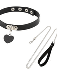 Choker Halsband mit Herz und Kette - FestivalStuff