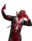 Deadpool™-Kostüm Marvel™-Linzenzartikel rot-schwarz