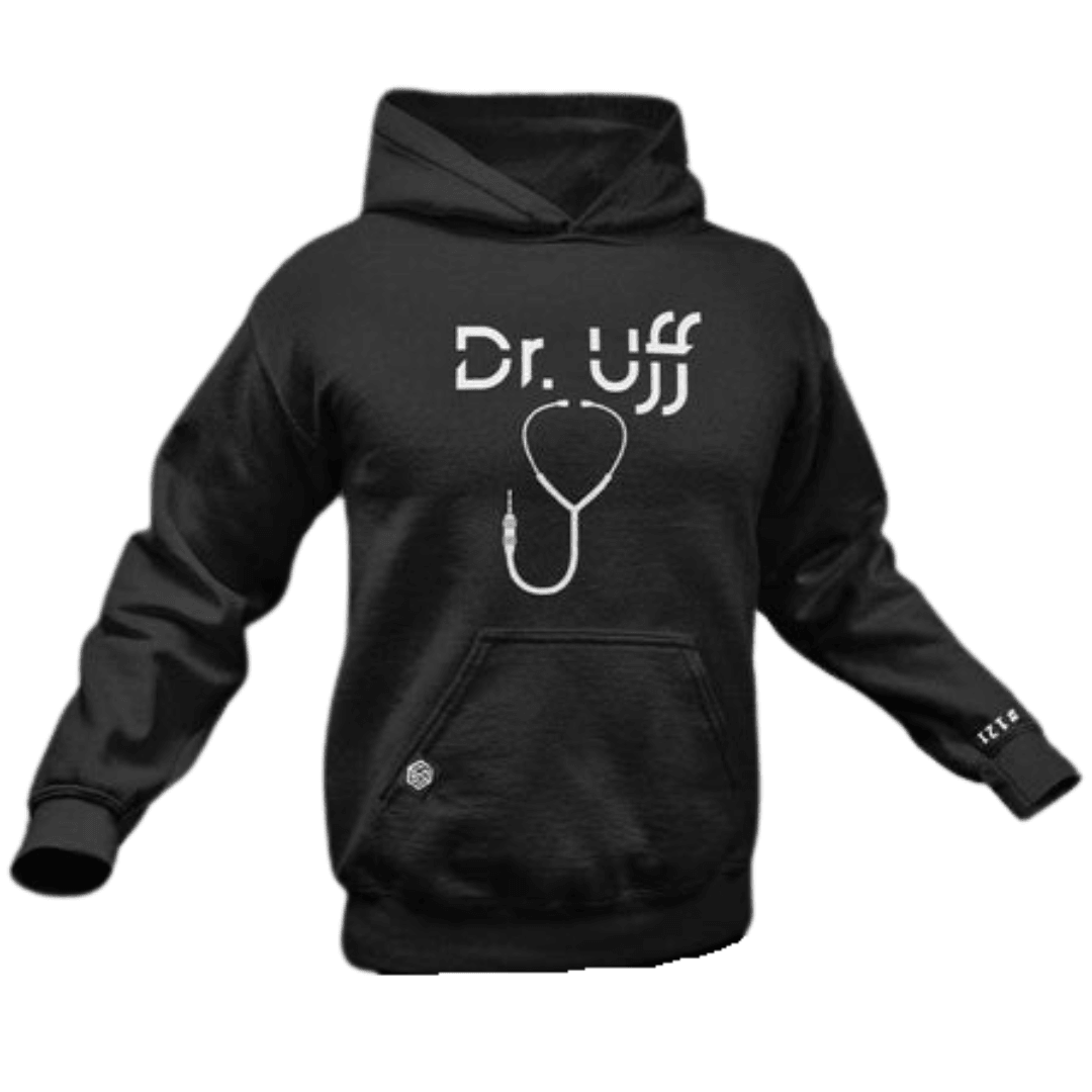 Dr. Uff Premium Hoodie (schwarz) - FestivalStuff