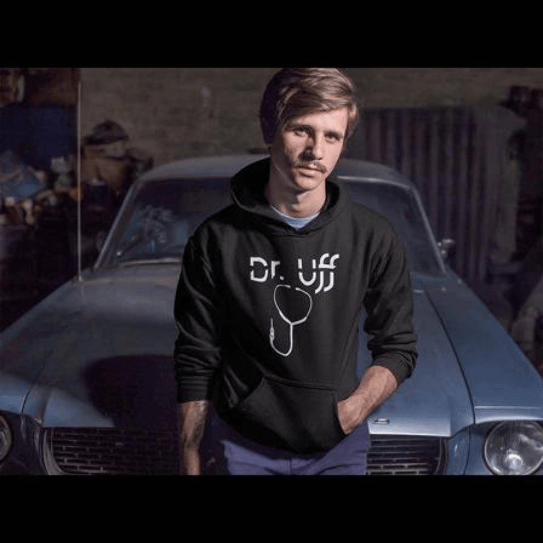 Dr. Uff Premium Hoodie (schwarz) - FestivalStuff