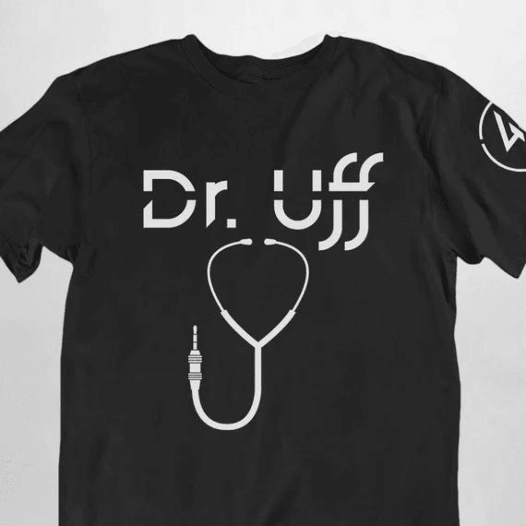 Dr. Uff T-Shirt (schwarz / unisex) - FestivalStuff