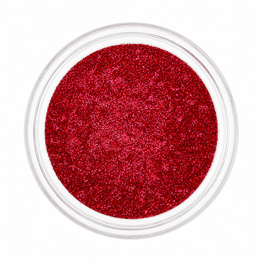 Eco Bio Glitzer Rot