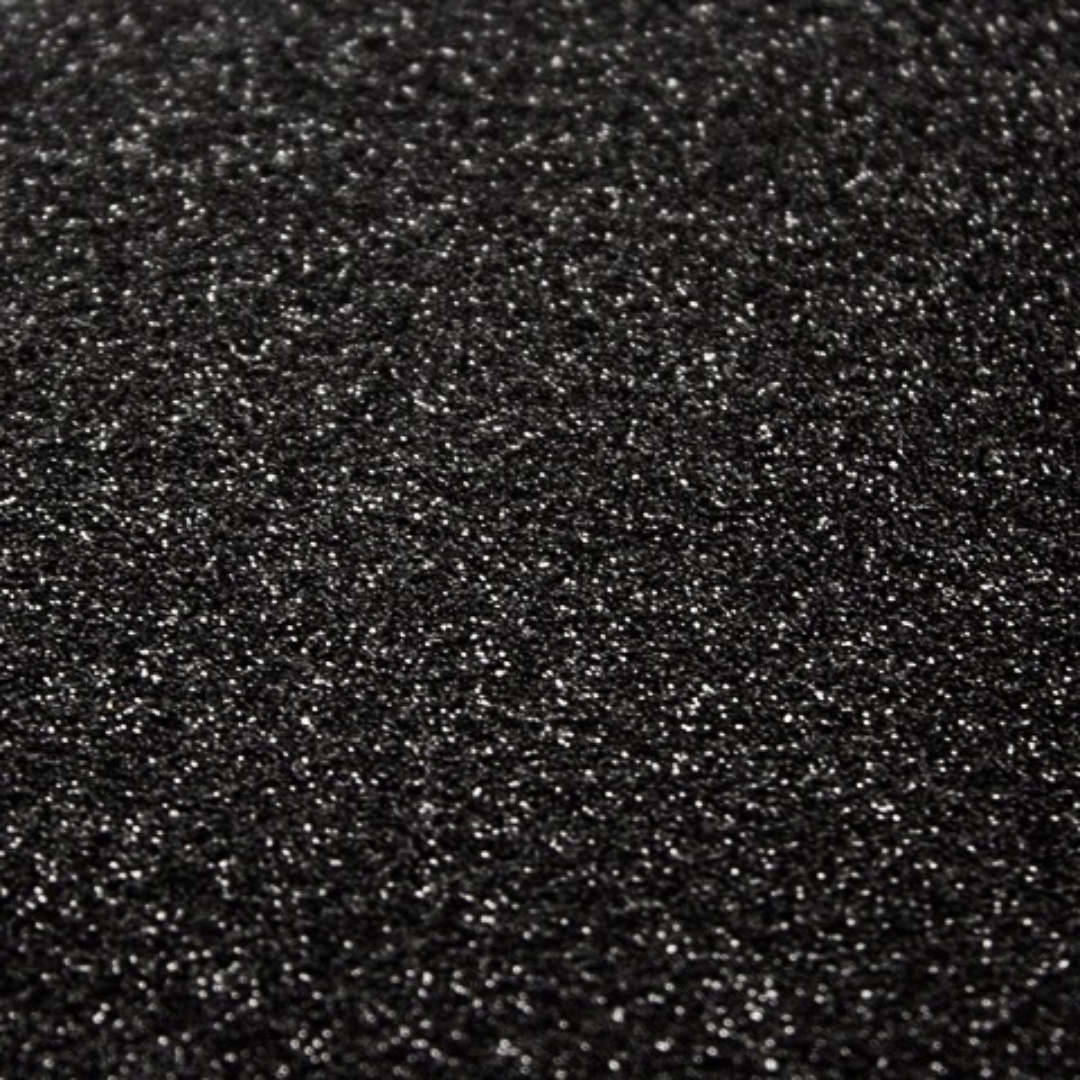 Eco Bio Glitzer Schwarz