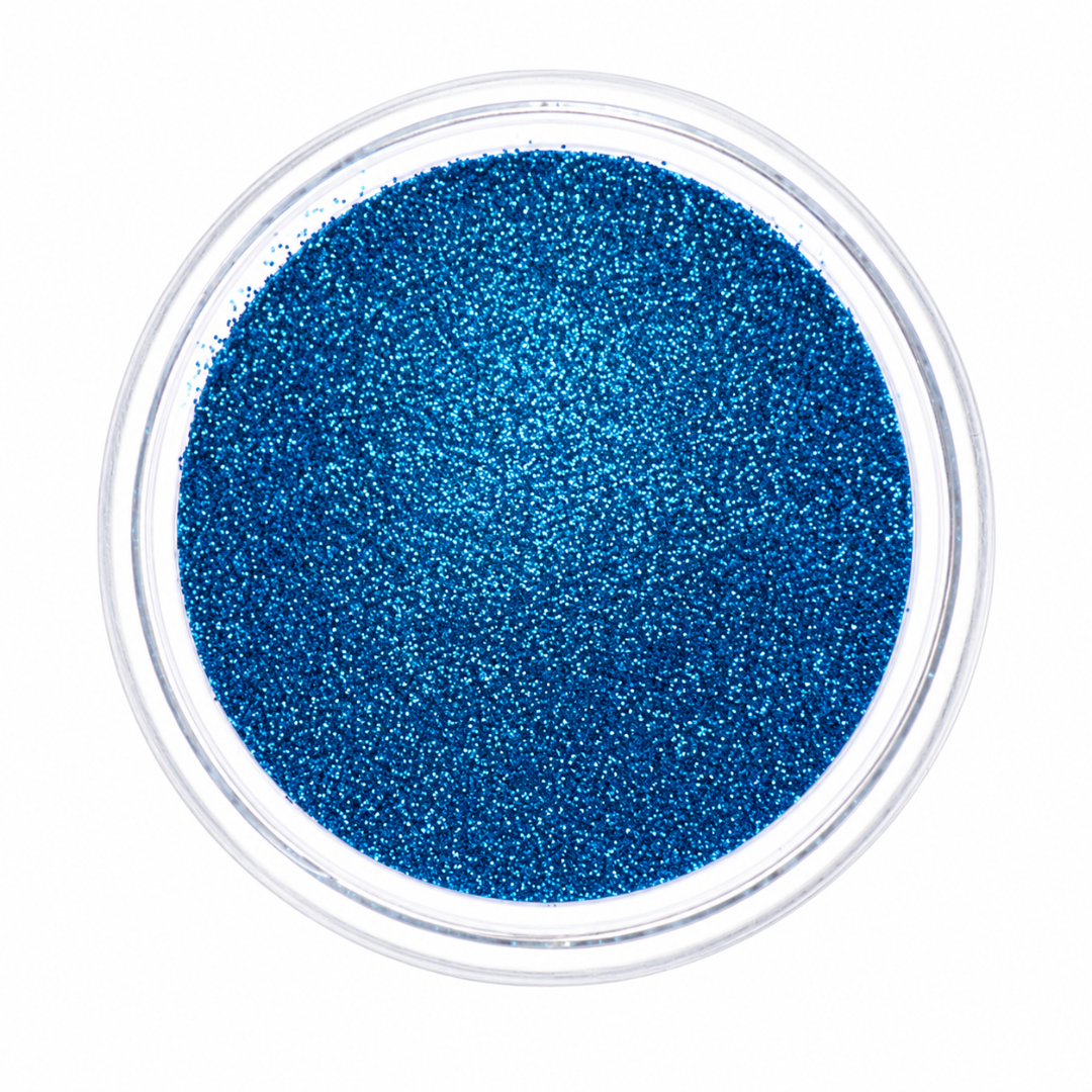 Eco Bio Glitzer Blau