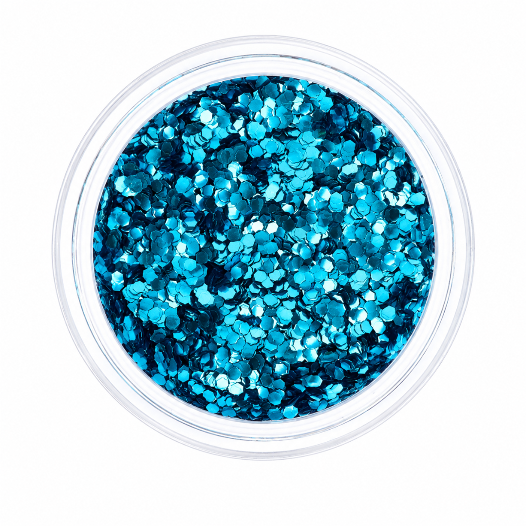 Eco Bio Glitzer Blau
