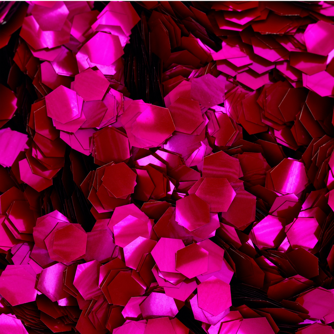 Eco Bio Glitzer Dark Rose