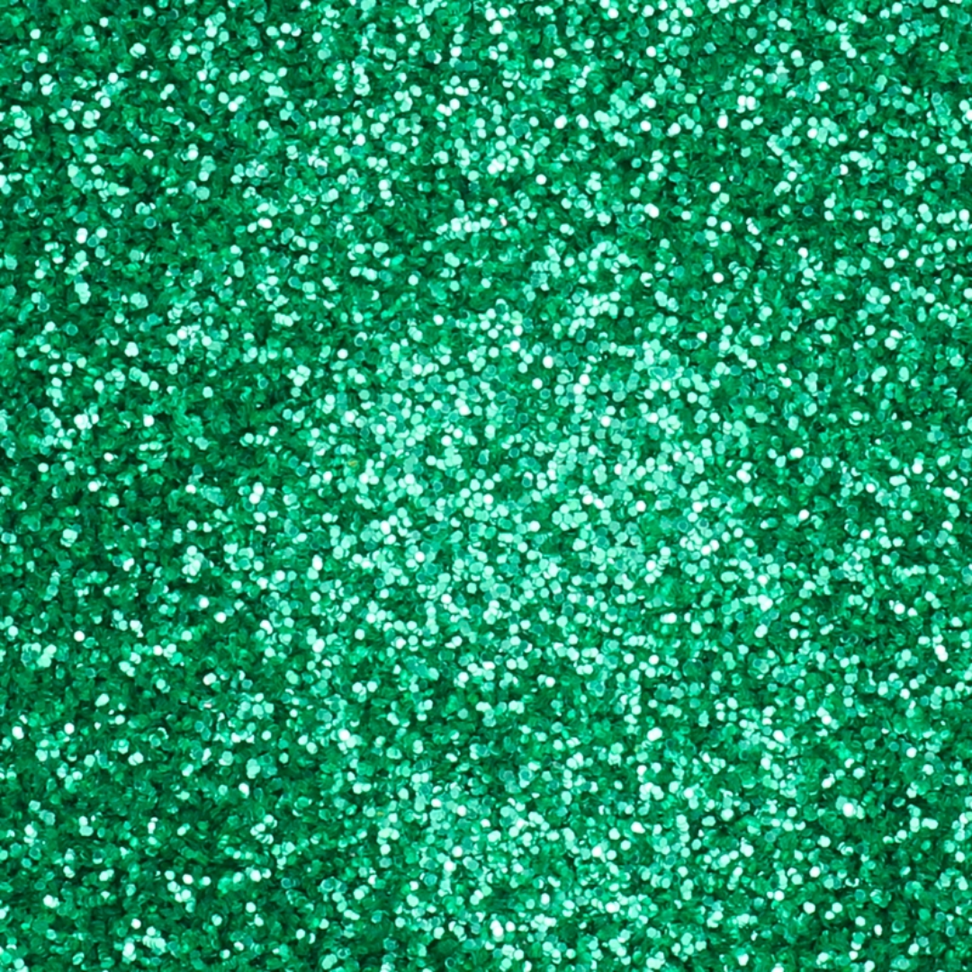 Eco Bio Glitzer Grün