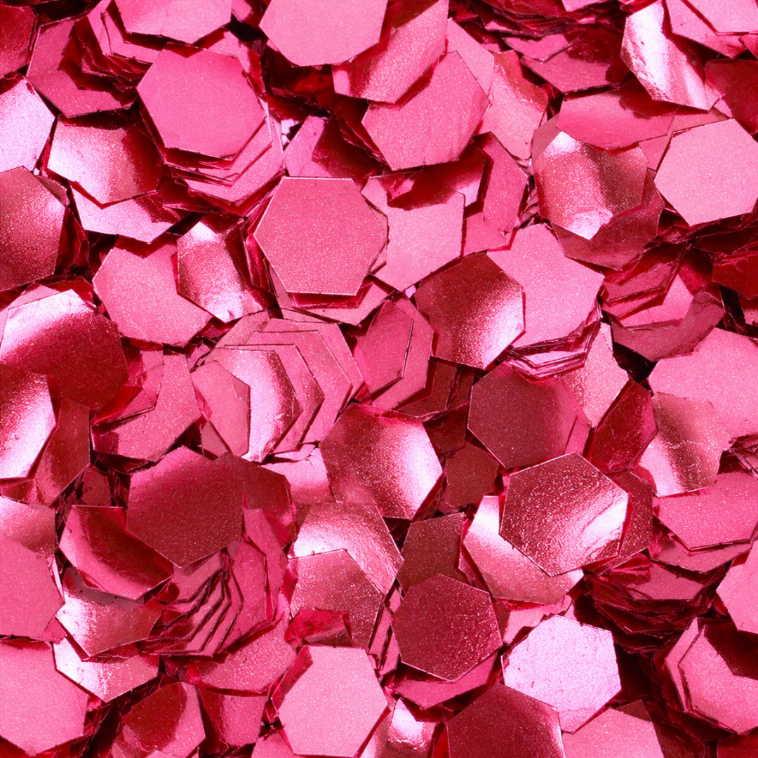 Eco Bio Glitzer Rosa
