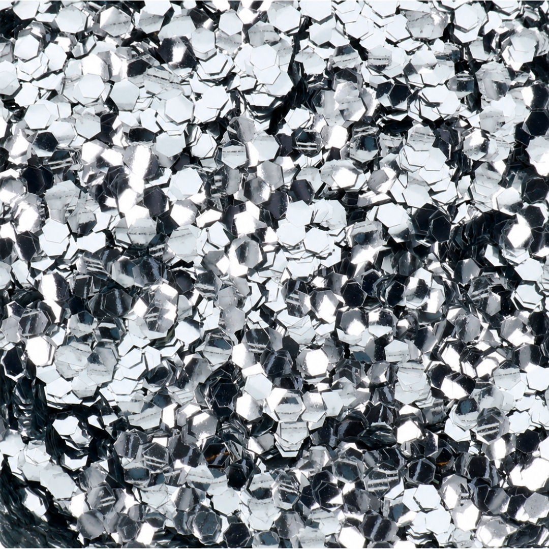 Eco Bio Glitzer Silber