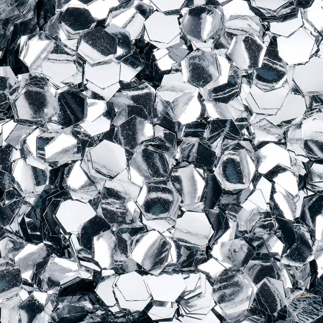 Eco Bio Glitzer Silber