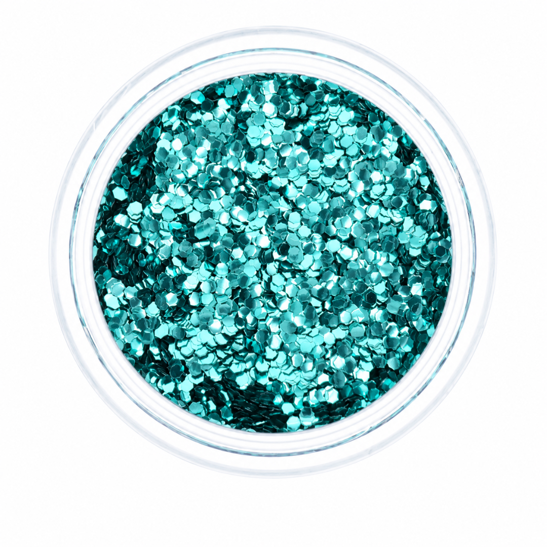 Eco Bio Glitzer Türkis