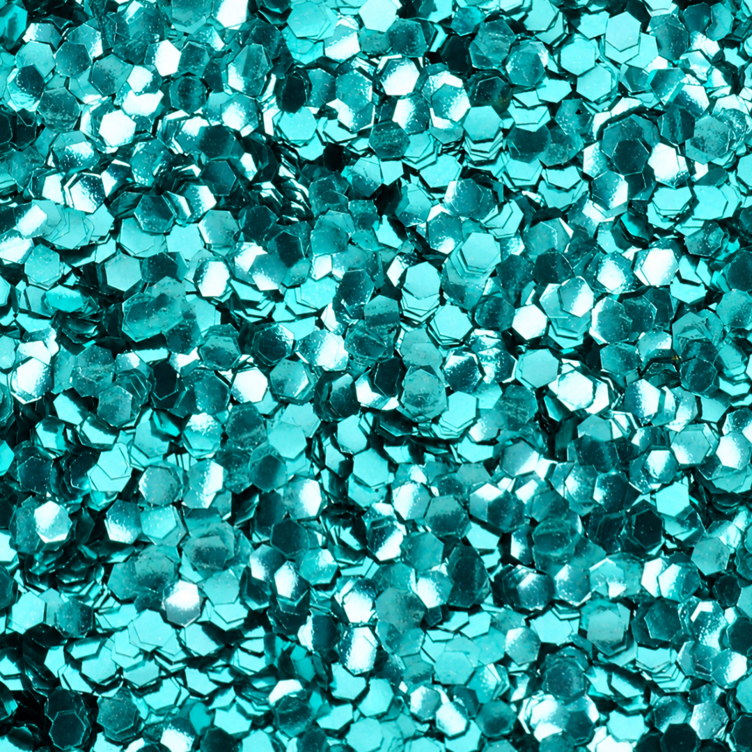 Eco Bio Glitzer Türkis