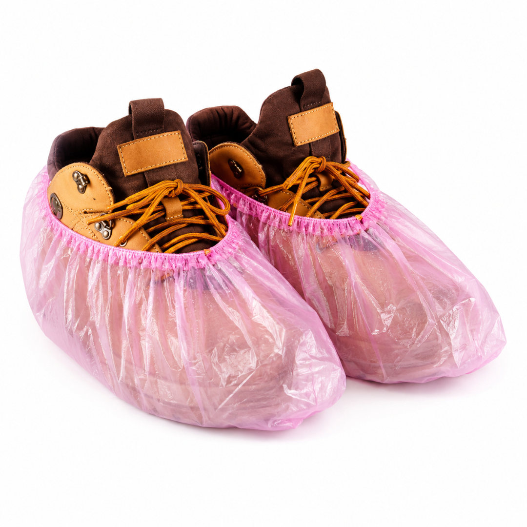 Einweg Schuhüberzieher Rosa 10 Paar