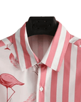 Flamingo 2-teiliges Herren-Outfit Rosa - FestivalStuff