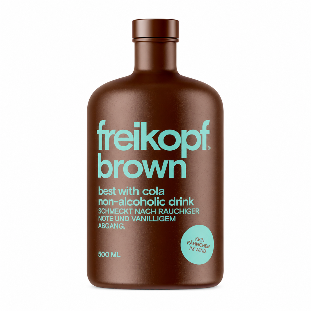 Freikopf Brown 500 ml – Alkoholfreier Rum
