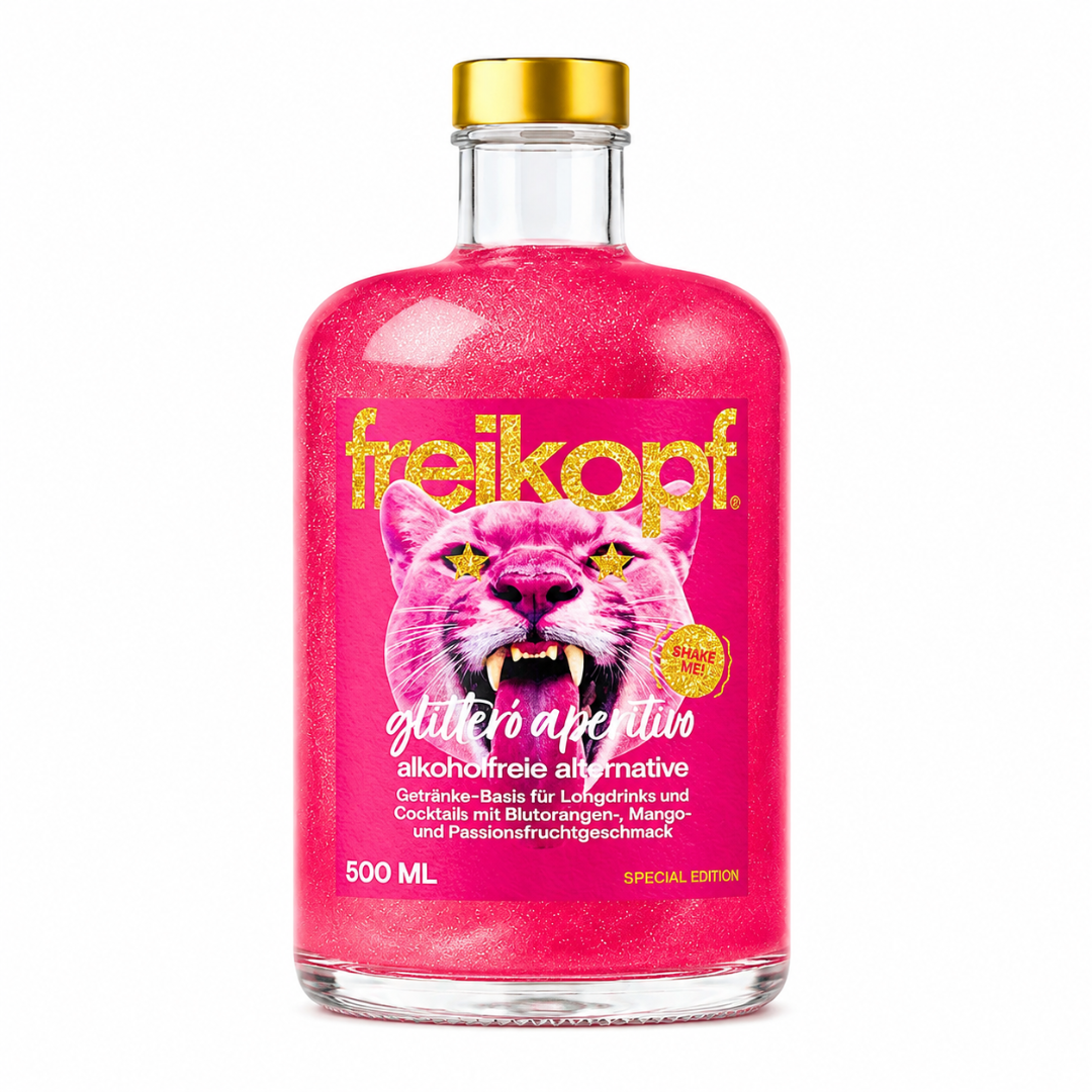 Freikopf Glitteró 500 ml – Alkoholfreie Aperitivo-Basis