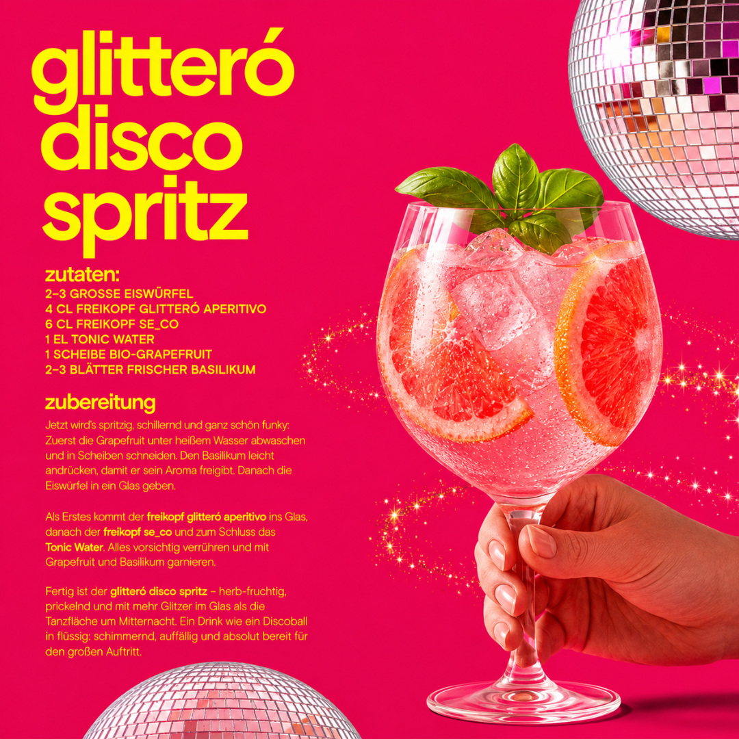 Freikopf Glitteró 500 ml – Alkoholfreie Aperitivo-Basis
