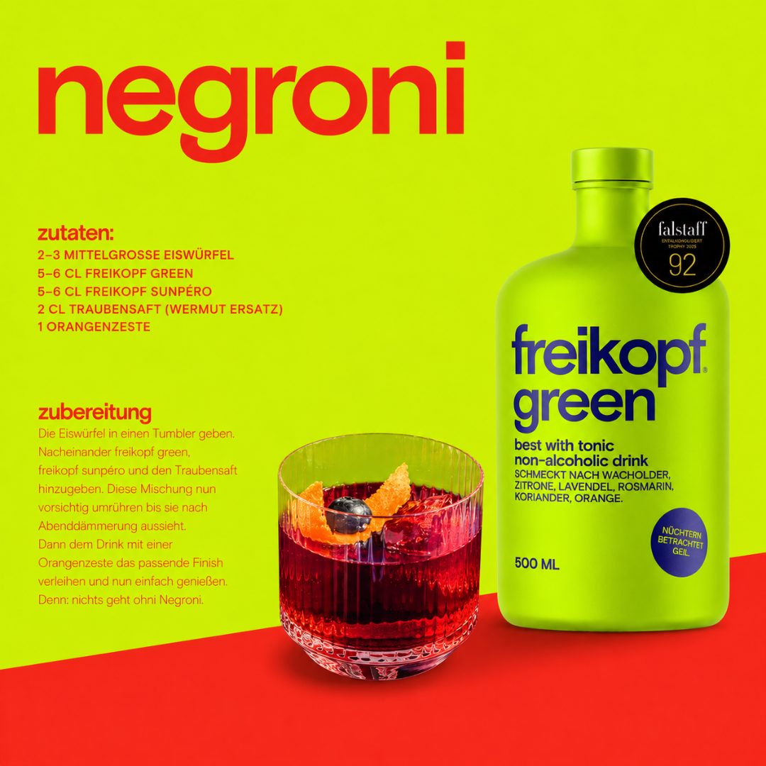Freikopf Green 500 ml – Alkoholfreie Gin-Alternative