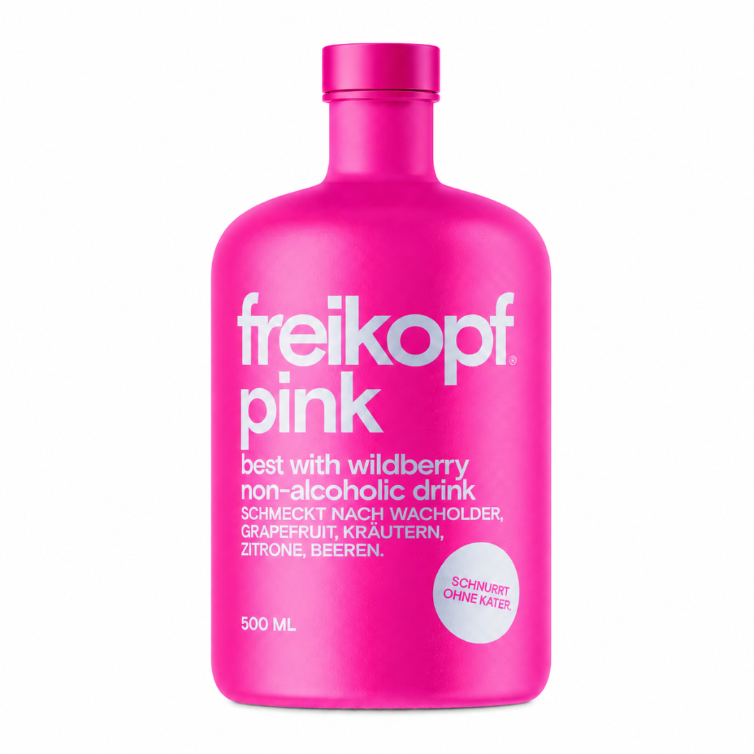 Freikopf Pink 500 ml – Alkoholfreie Wildberry-Mixbasis