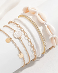Fußketten Boho 6-teilig