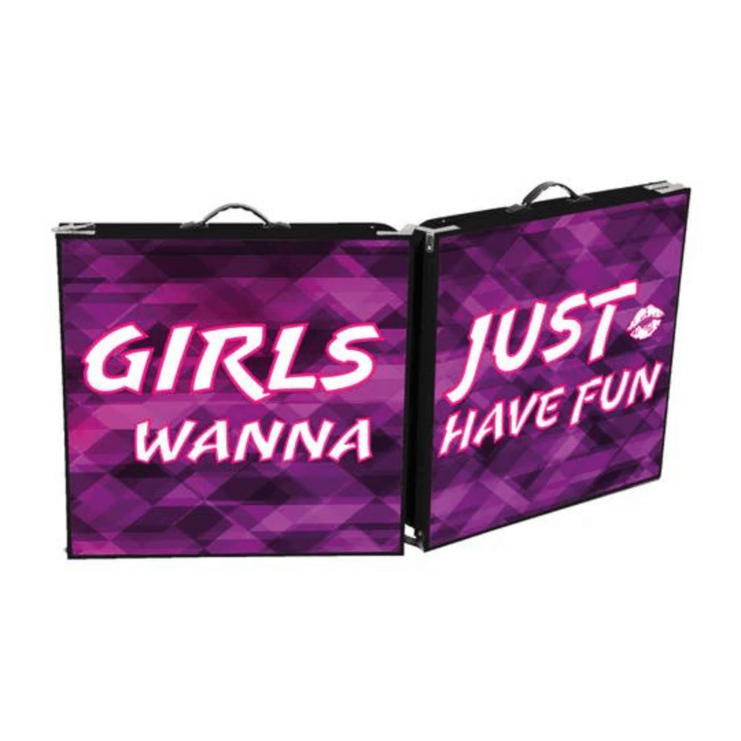 Bier Pong Tisch "Girls just wanna have fun" - FestivalStuff