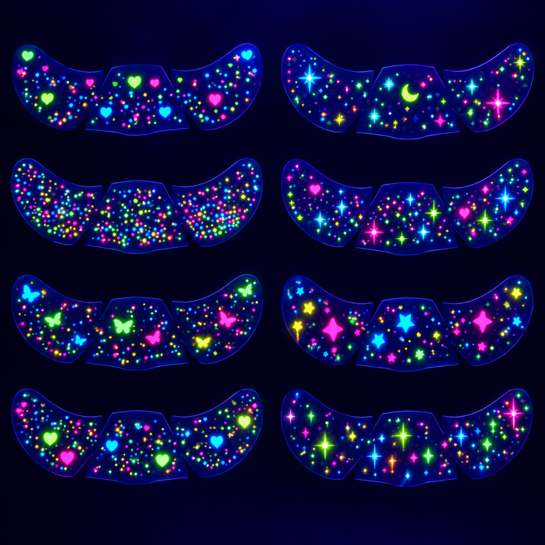 Glow in the Dark Sommersprossen Tattoos