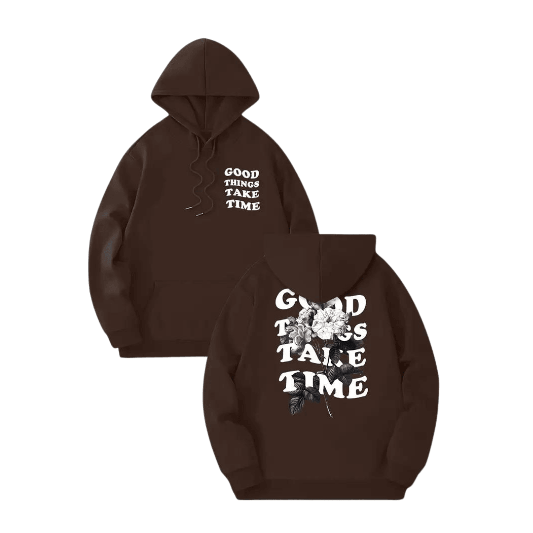 Hoodie „Good Things Take Time“ - FestivalStuff