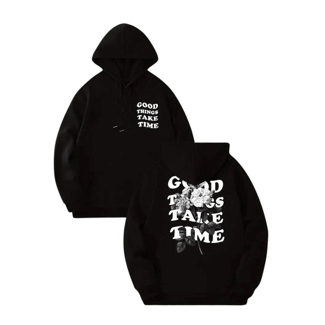 Hoodie „Good Things Take Time“ - FestivalStuff