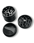 Grinder 4 Schichten Aluminium (40mmx50mm) Schwarz - FestivalStuff