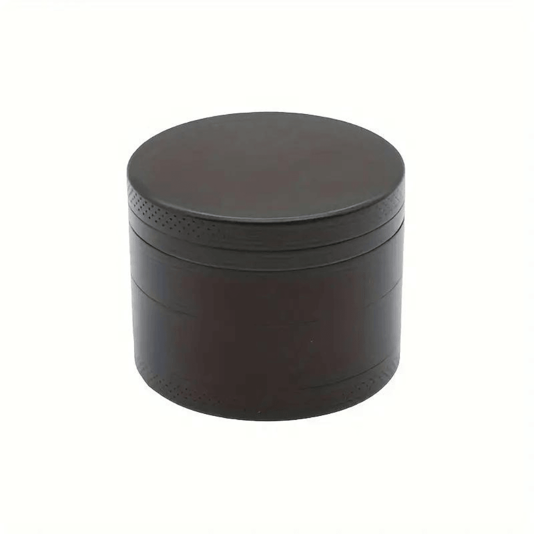 Grinder 4 Schichten Aluminium (40mmx50mm) Schwarz - FestivalStuff