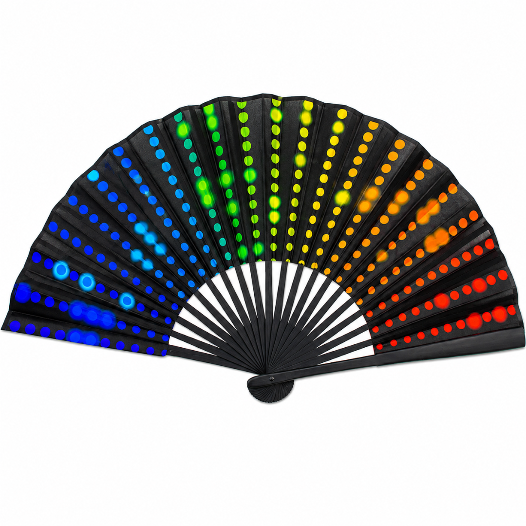 Regenbogen Fächer Reflektierend 64 cm