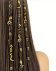 Haar Clips Sonne Mond Sterne