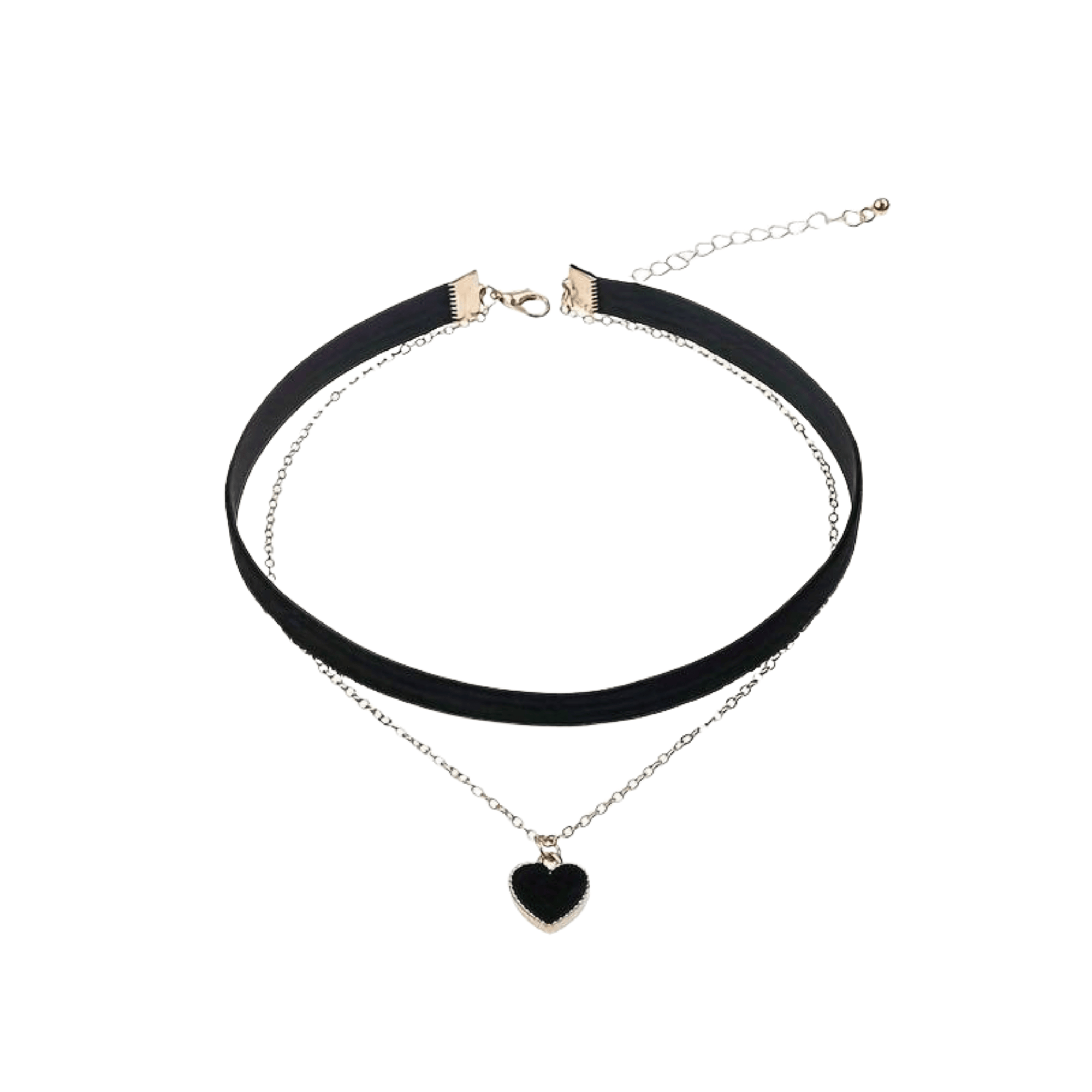 Choker Halsband mit Herz - FestivalStuff