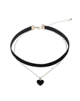 Choker Halsband mit Herz - FestivalStuff