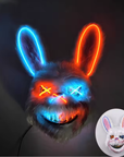 X leuchtende Maske Hase