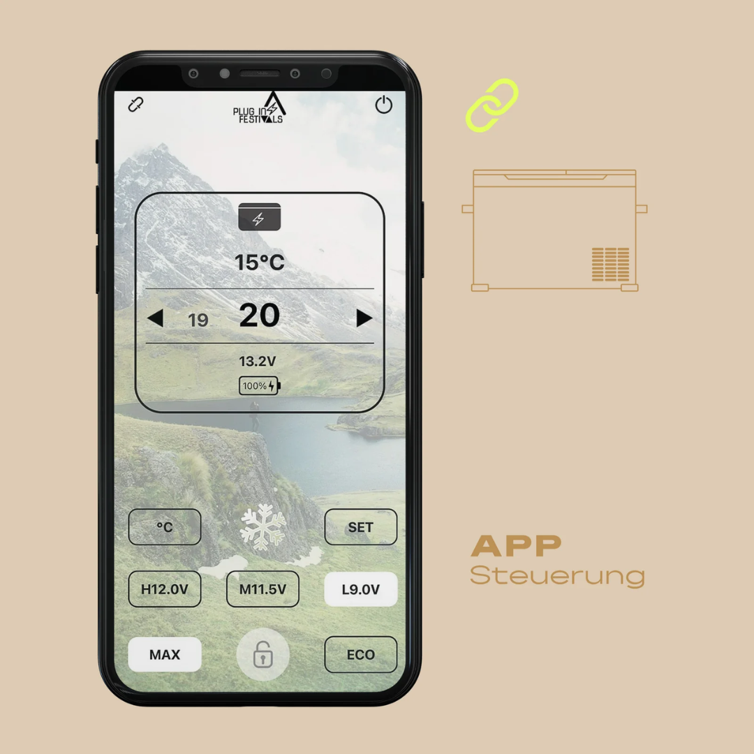 Kühlbox-Kompressor IceCube 40 Dual , 12/24/230 V, 38L