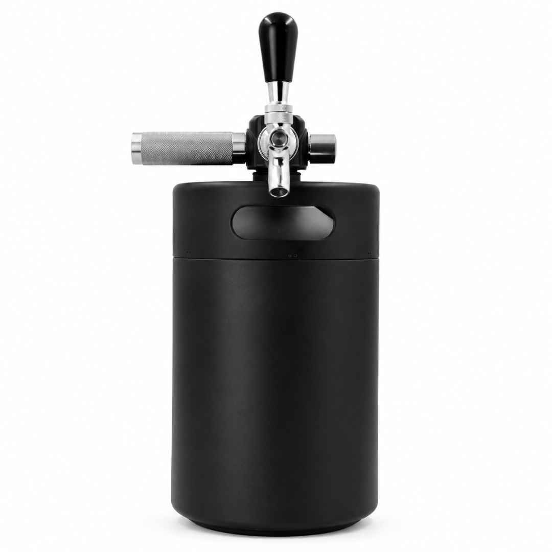 Keggo 4L Schwarz – Mobiles Cocktail- & Spritzfass