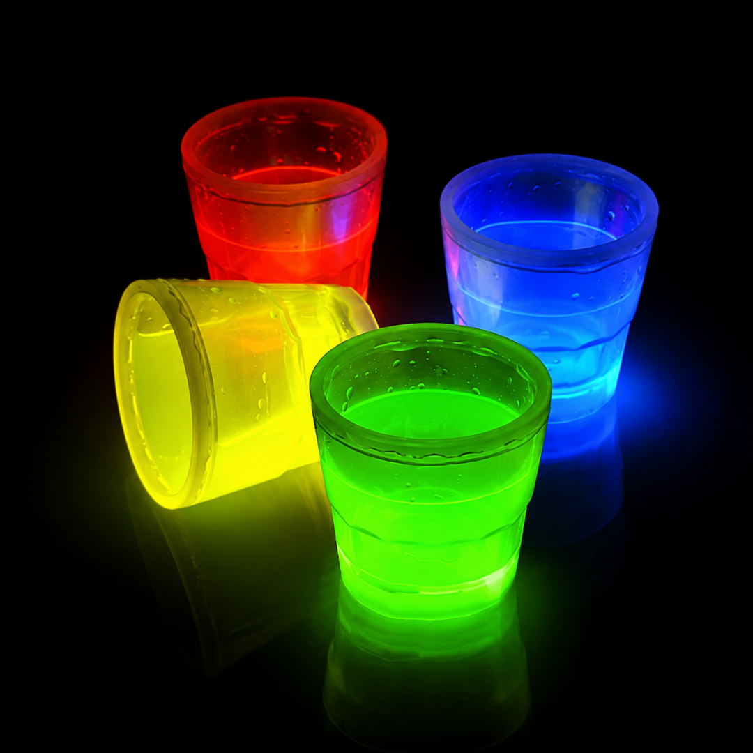 Knicklicht Shotbecher 4er Bundle