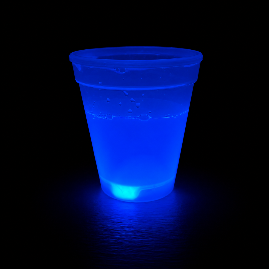 Knicklichtbecher Blau 250 ml